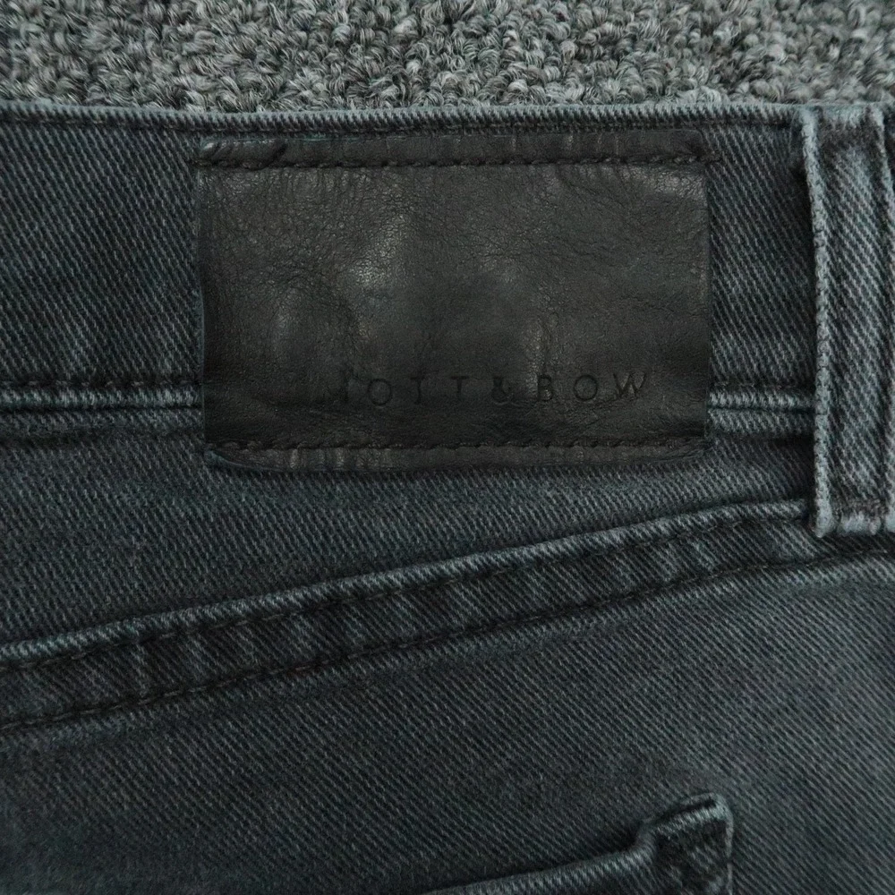 Mott & Bow Jeans Mens 36x32 Gray Crosby Straight Fit 5 Pocket Denim